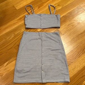 Two Piece skirt set.